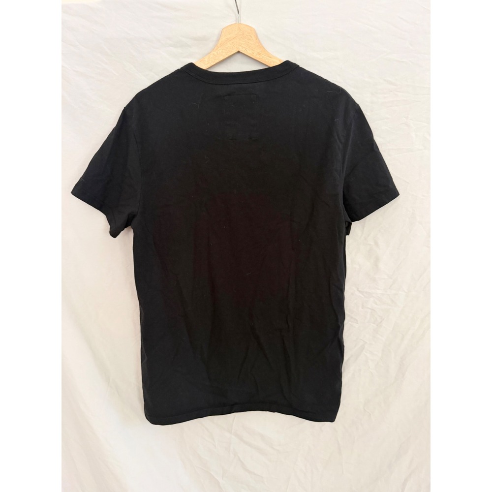 G-Star Raw Graphic Logo T-Shirt Mens Black Crew Neck Medium - Picture 2 of 6